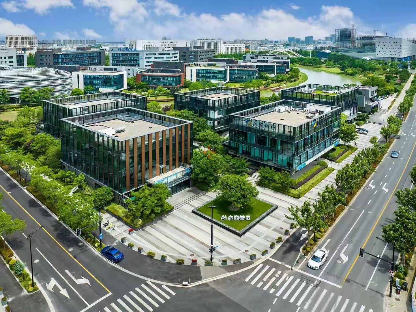 張江川楊河岸，AI未來街區(qū)，穿街引園，商業(yè)獨(dú)棟庭院